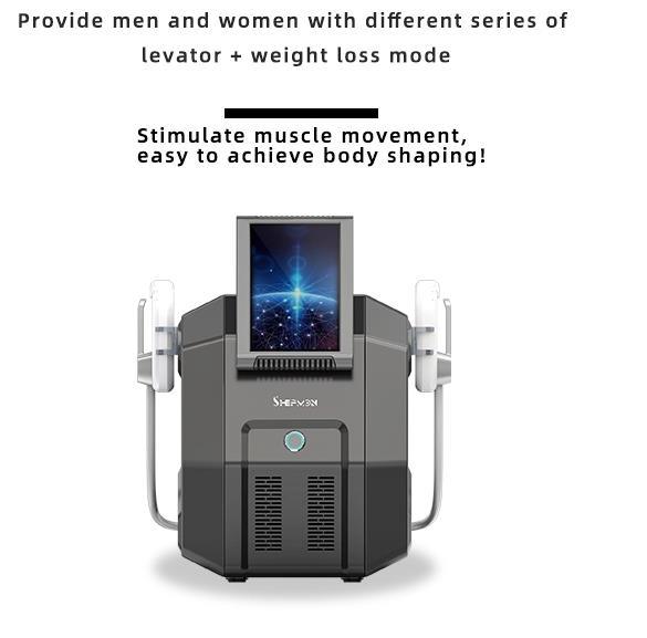 2020 Non-Invasive Newest Aesthetics Build Muscle Burn EMS Fat Body Sculpt Emslim Body Contouring Slimming Machine