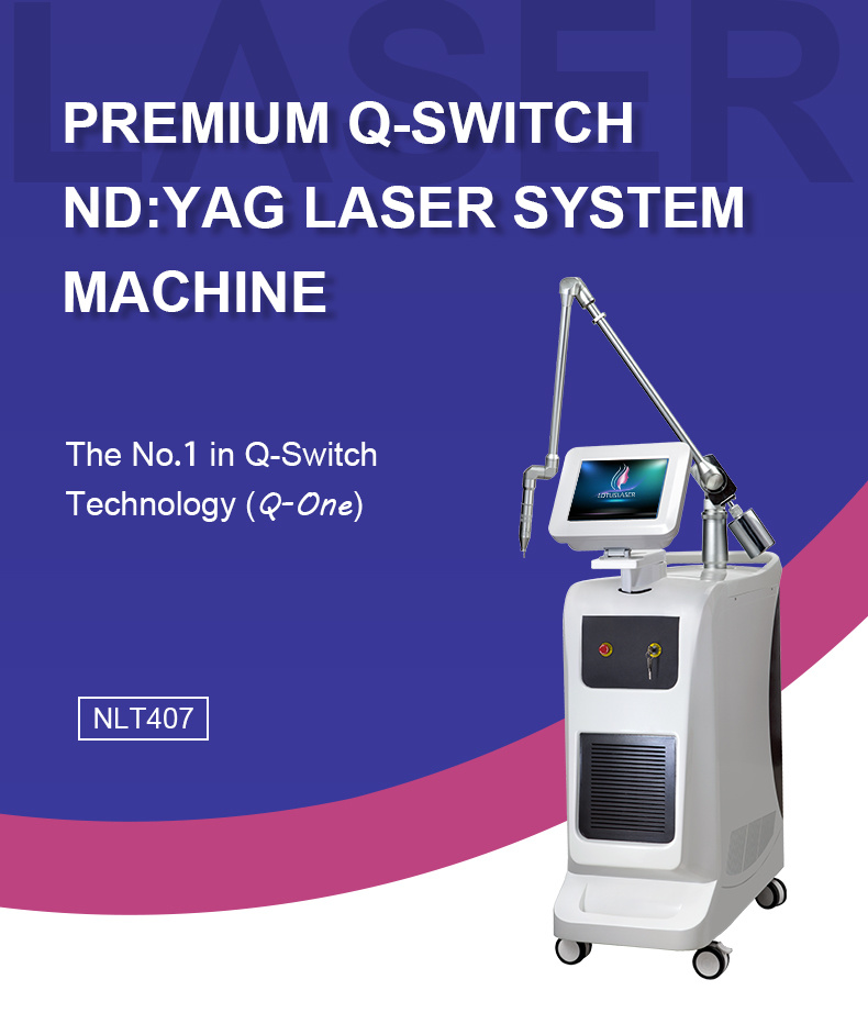 Powerful Laser Tattoo Removal Isntrument Q Switch ND YAG Laser Beauty SPA Instrument