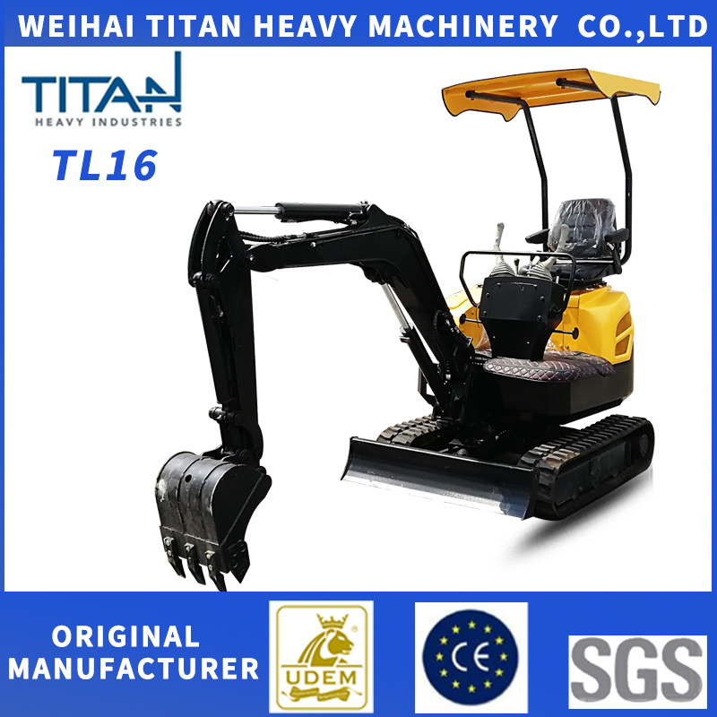 Chinese Mini Digger Excavator for Home Use with Accessories