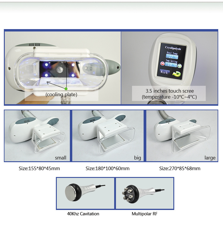 5 in 1 Coolscuplting Cryolipolysis Fat Freezing Body Slimming Machine