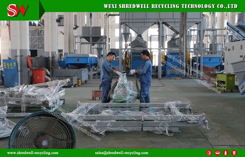 Biggest Domestic Double Shaft Waste/Scrap/Used Tire Recycling Machine