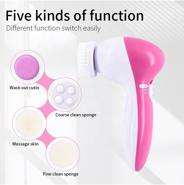 Facial Cleansing Brush with Soft Brush Heads Deep Cleansing for Face and Body