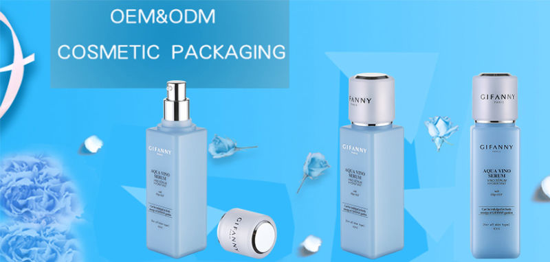 Cosmetic Empty Square Body Cream Airless Bottle for Face Cream