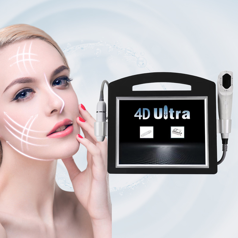 New Technology 2019 2 in 1 Portable 4D Hifu Vmax Hifu Focused Ultrasound Face Lifting Hifu Machine