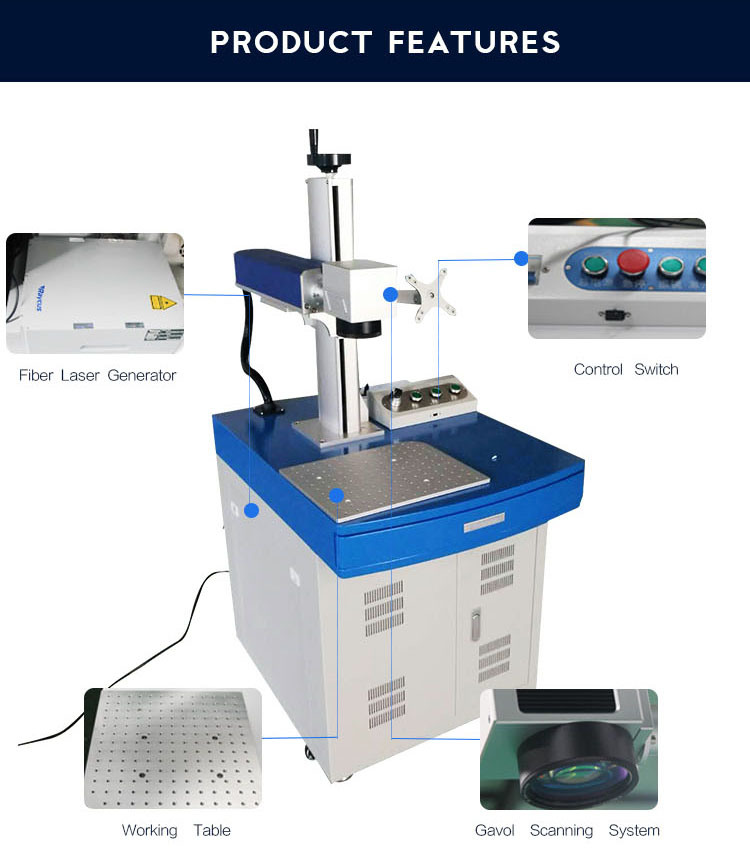 New Fiber Laser Metal Marking 20W Portable Laser Machine