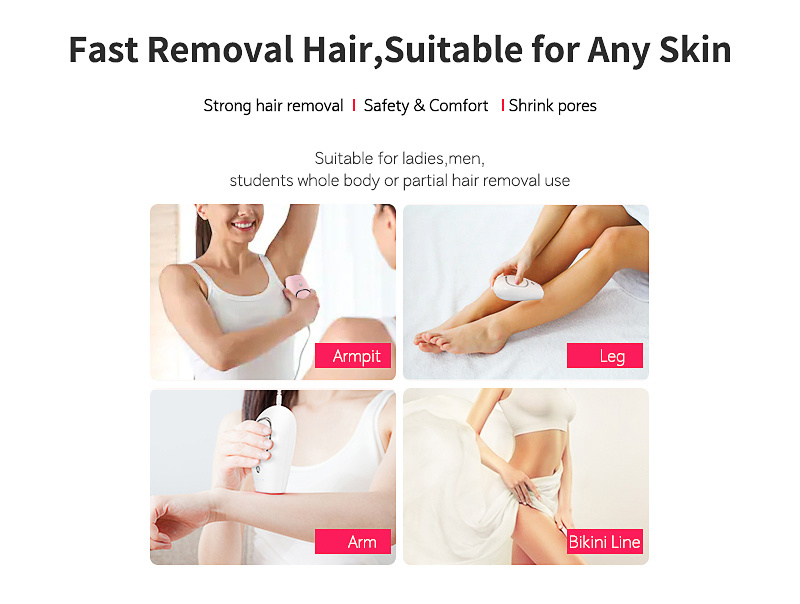 2020 IPL Hair Removal System Permanent for Face and Body