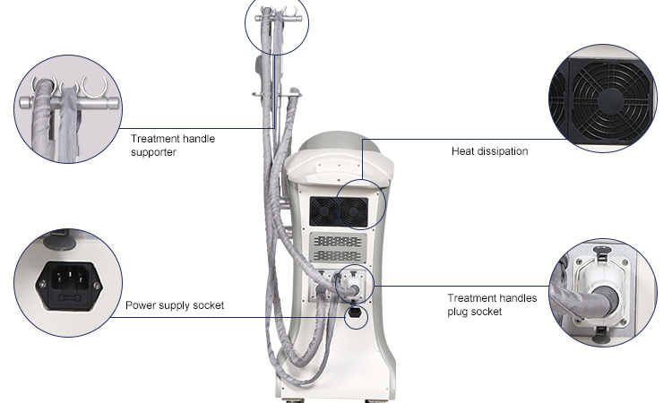 9 in 1 CE Approval Vacuum Cavitation Tripolar RF Real Velashape Slimming Machine