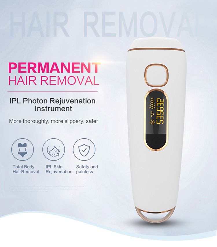 Electric Body Facial Permanent Hair Removal Personal Care Painless IPL Laser Pulse Light Epilator