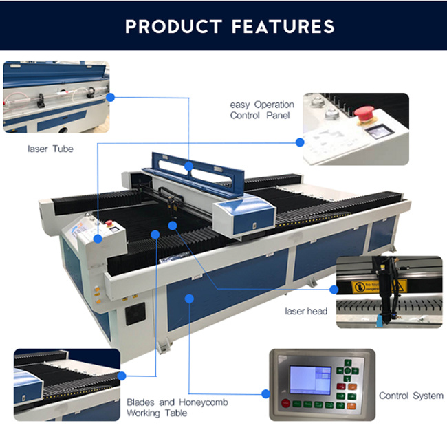 Customized Multi-Function Table CO2 Laser Cutter Engraving Machine Manufaction