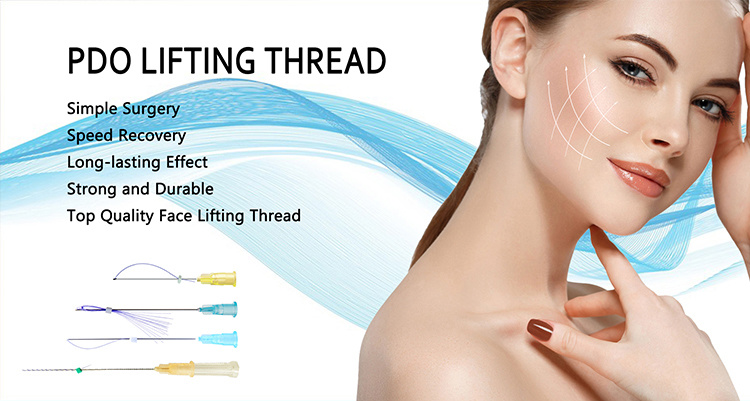 Ce ISO Approved Pdo Threads for Face and Body Lifting