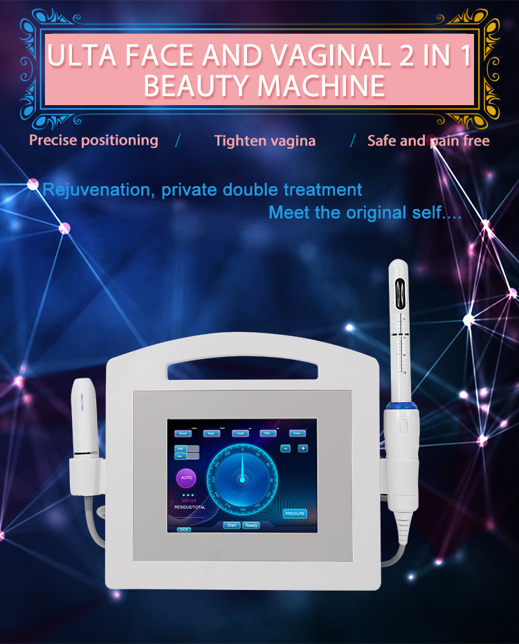 Ultrasonic Hifu Beauty Instrument Vaginal Tightening Ultrasonic Face Lifting Machine
