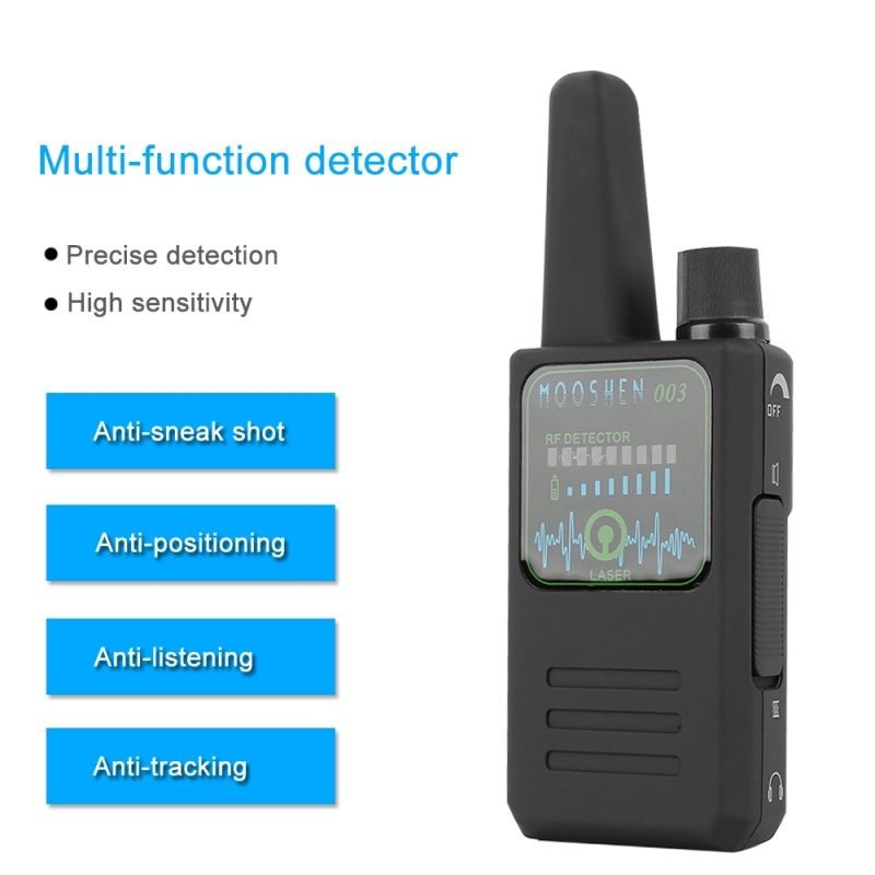 Multi-Function Bug Camera Detector Wireless RF Tracker Detector Anti Spy Cameras and Gadgets (M003)