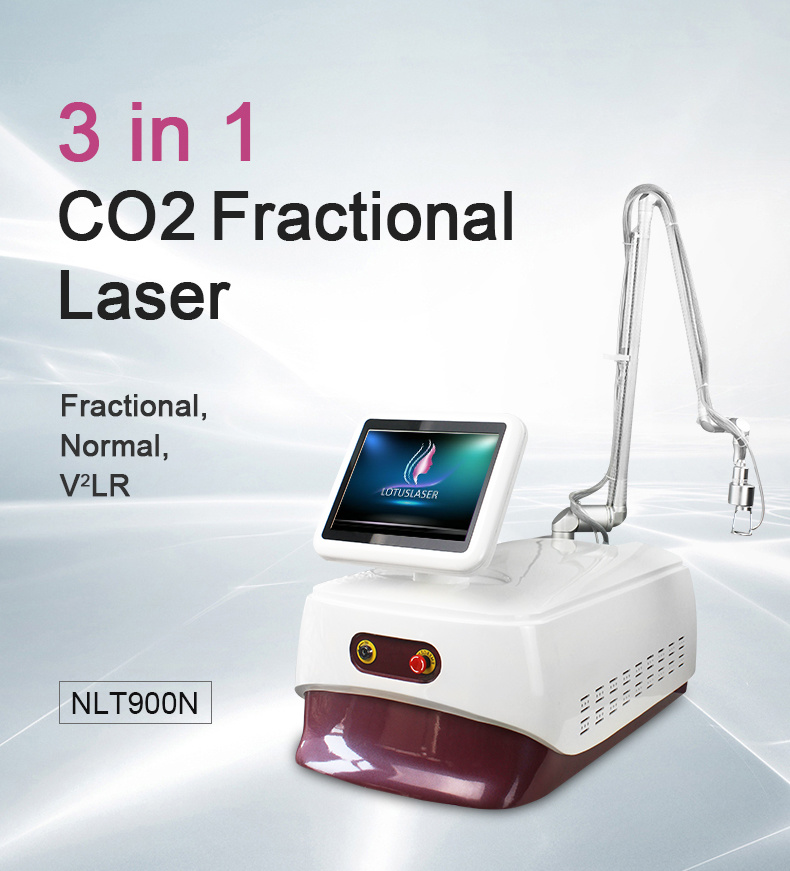 Professional Fractional CO2 Laser Machine Treatment CO2 Fractional Laser Machine Glass Tube