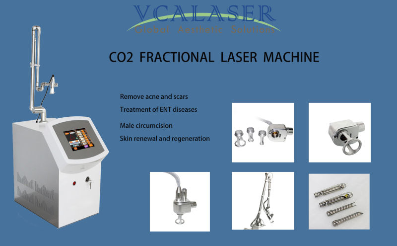 Fractional CO2 Laser Equipment for Wrinkle Remover and Acne Treatment