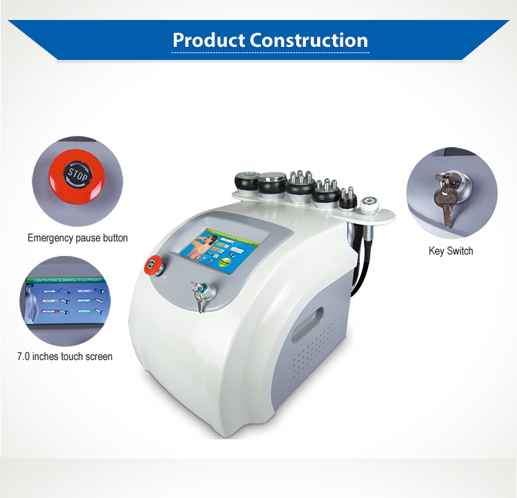 Best Selling 6 in 1 Vacuum Cavitation System Machine for Body Slimming