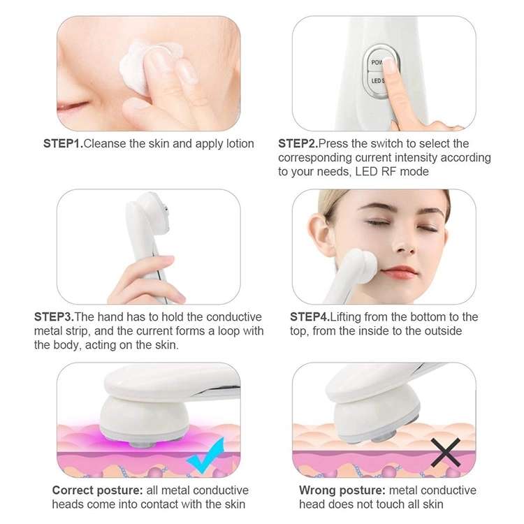 Professional Face Lifting Home Beauty Equipment Ultrasonic Photonic Handheld Korea RF Beauty Machine