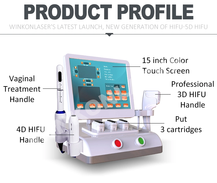 New Arrival 2021 4 in 1 4D 5D Hifu Smas V Max Hifu Vaginal Tightening Machine