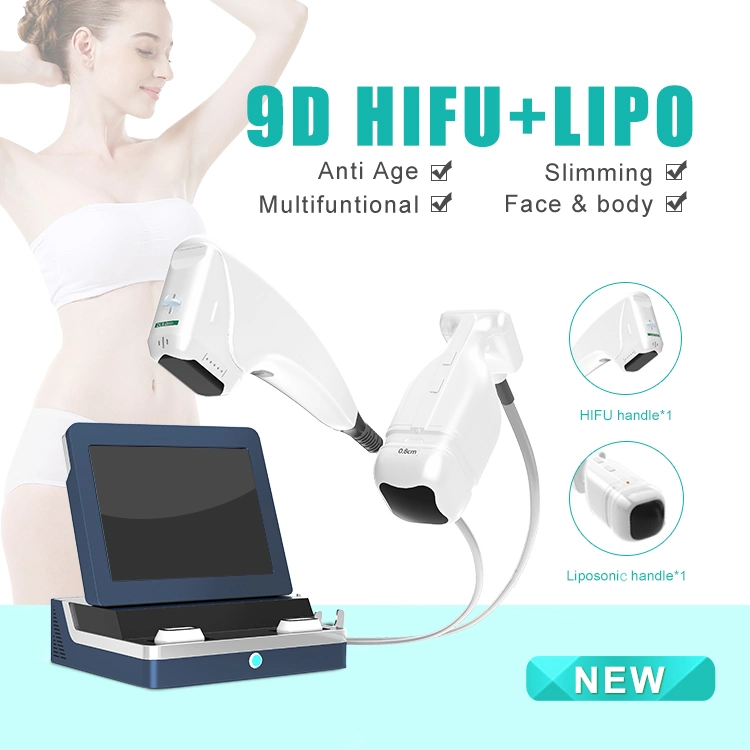 2 in 1 Hifu Lipo Machine Wrinkle Remover for Body and Face Treatment