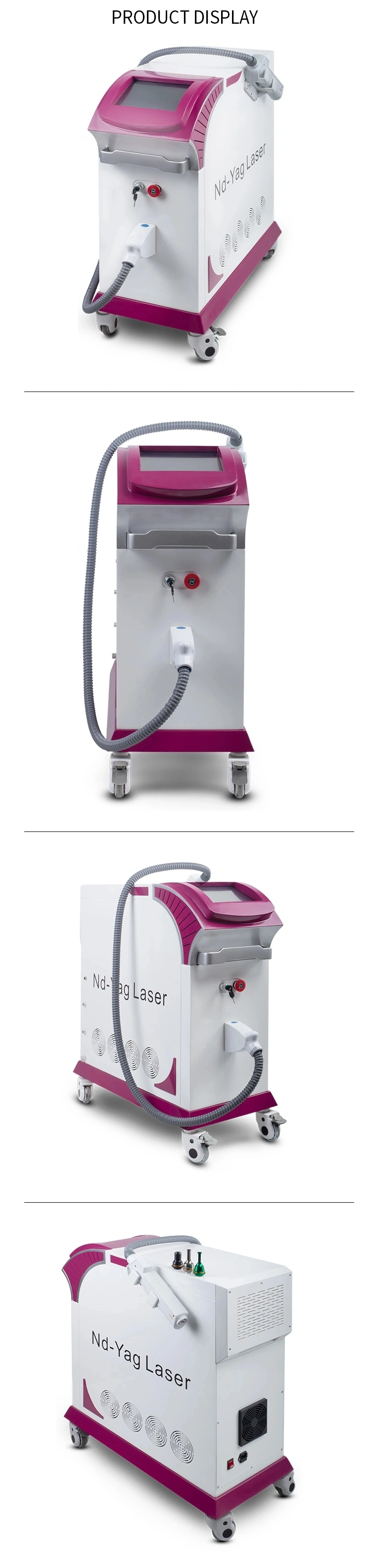 Q-Switch ND YAG Laser Beauty Equipment for Tattoo Removal