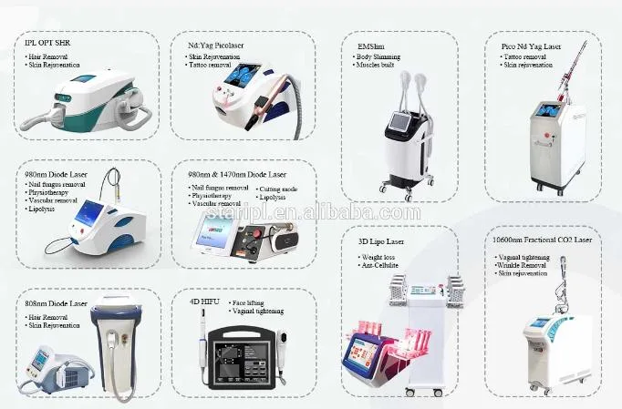 Good Quality Q Switch Eyebrow Removal ND YAG Laser Picosecond Tattoo Removal Laser Machine for Carbon Peeling