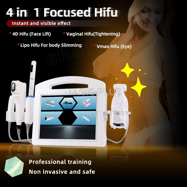 Focus Dual Hifu RF Vmax Technology Vertical Hifu Machine From Korea for Face Lifting Body Slimming