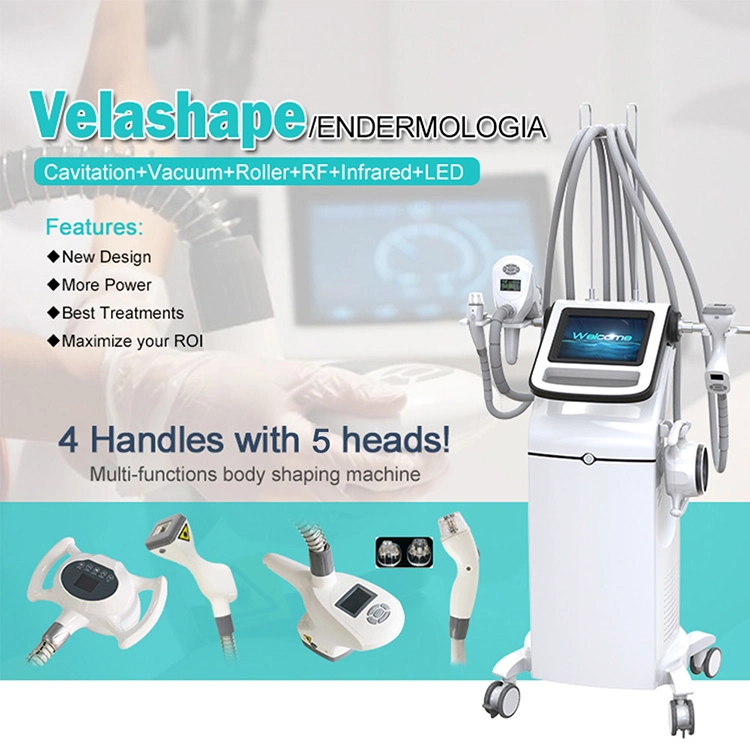 Velashape 3 V10 Vacuum Infrared RF Equipo Roller Massage Skin Tightening Slimming Machine Weight Loss Products