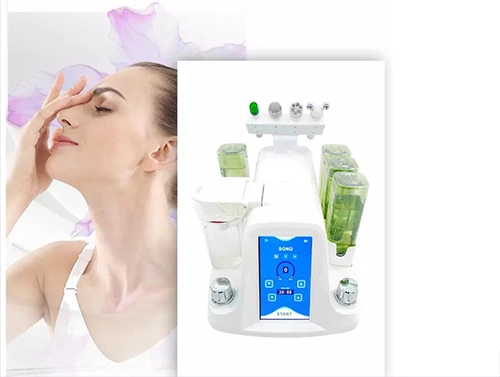 5 in 1 Water Oxygen Facial Beauty Machine Oxygen Small Bubbles Face Cleaning Beauty Machine