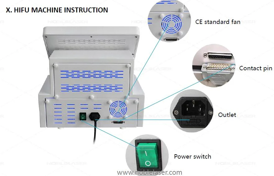 3D Hifu Beauty Equipment Anti Wrinkle Face Lift Hifu Machine - Beijing Noble Laser Hf-C