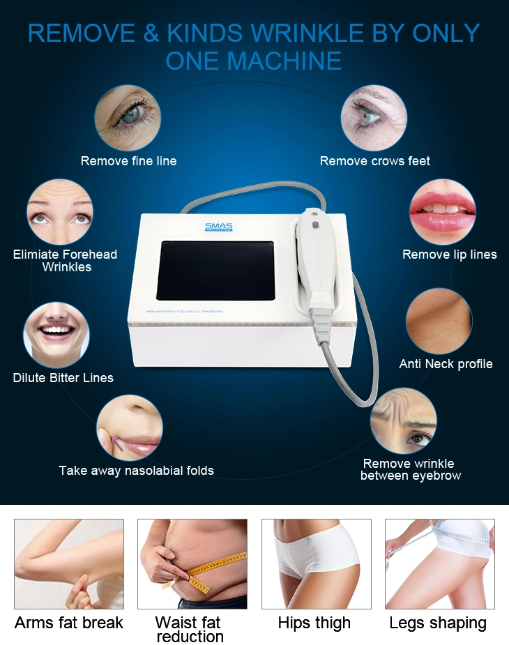 Newest Portable Hifu Ultrasound Wrinkle Removal Skin Care Beauty Machine