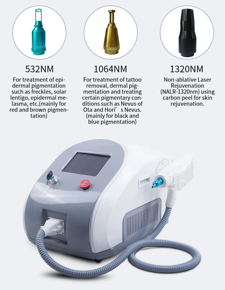 Best Q-Switch ND YAG Laser Tattoo Pigmentation Removal Beauty Equipment