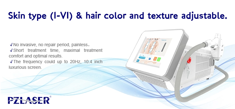 High Quality FDA Approval 755/808/1064 Painless Diode Laser Hair Removal Beauty Machine Alexandrite Laser
