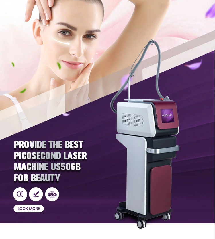 Q-Switch ND YAG Laser Tattoo Removal Machine Peel Carbon Skin Care Salon Laser Equipment