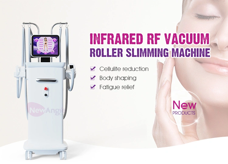 RF Vacuum Roller Professional Four Handles Fat Burning Massage Weight Loss Instrument Body Slimming Sculpting Machine
