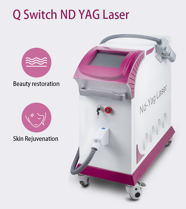 Best Effective Q-Switch ND YAG Laser Pigmentation Removal Tattoo Removal Beauty Machine