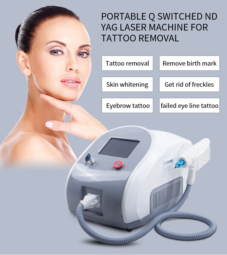 Best Q-Switch ND YAG Laser Tattoo Pigmentation Removal Beauty Equipment