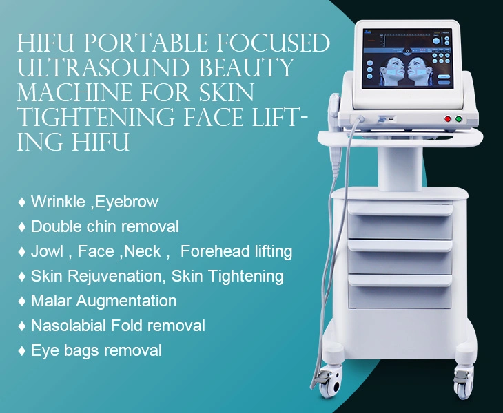 Newest Hifu Wrinkle Removal Beauty Machine Facial Lifting Salon Machine Wrinkles Removal Machine