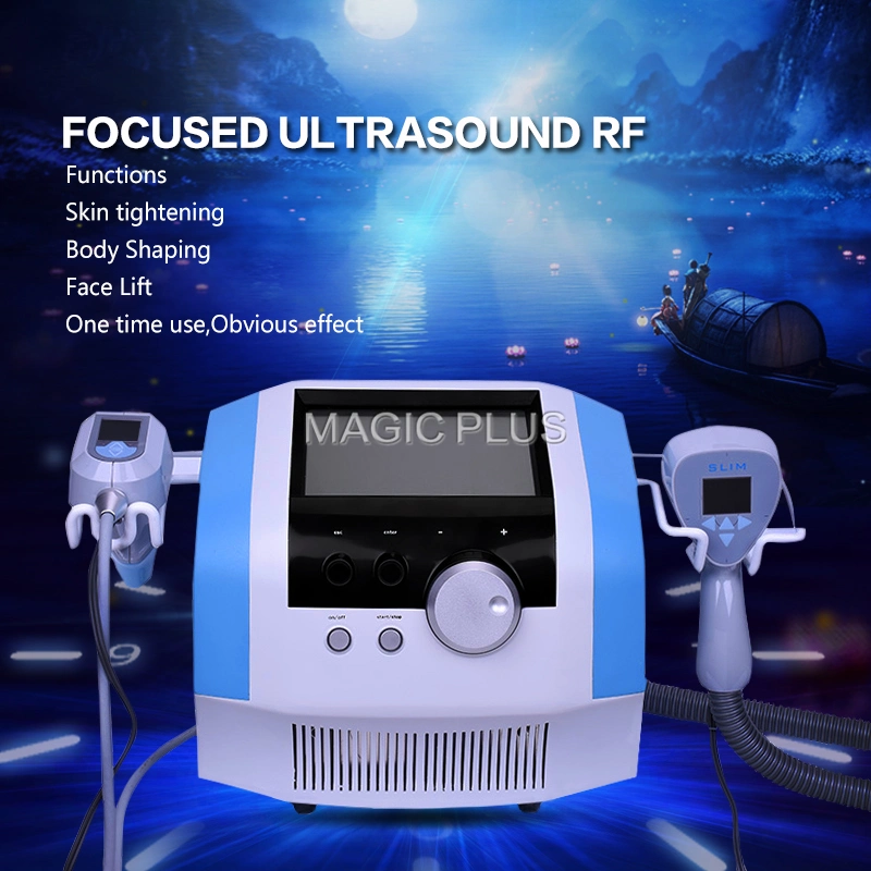2020 RF Ultrasound Hifu Machine for Face Body Treatment Japan Made with Hifu Handle