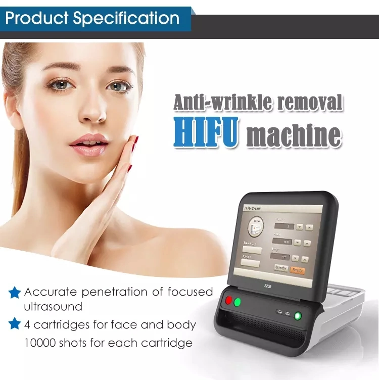 Ultrasound Wrinkle Removal Treatment Hifu Machine