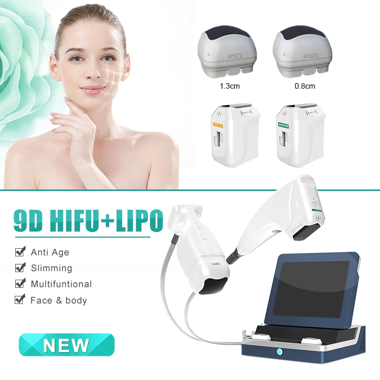 2 in 1 Hifu Lipo Machine Wrinkle Remover for Body and Face Treatment