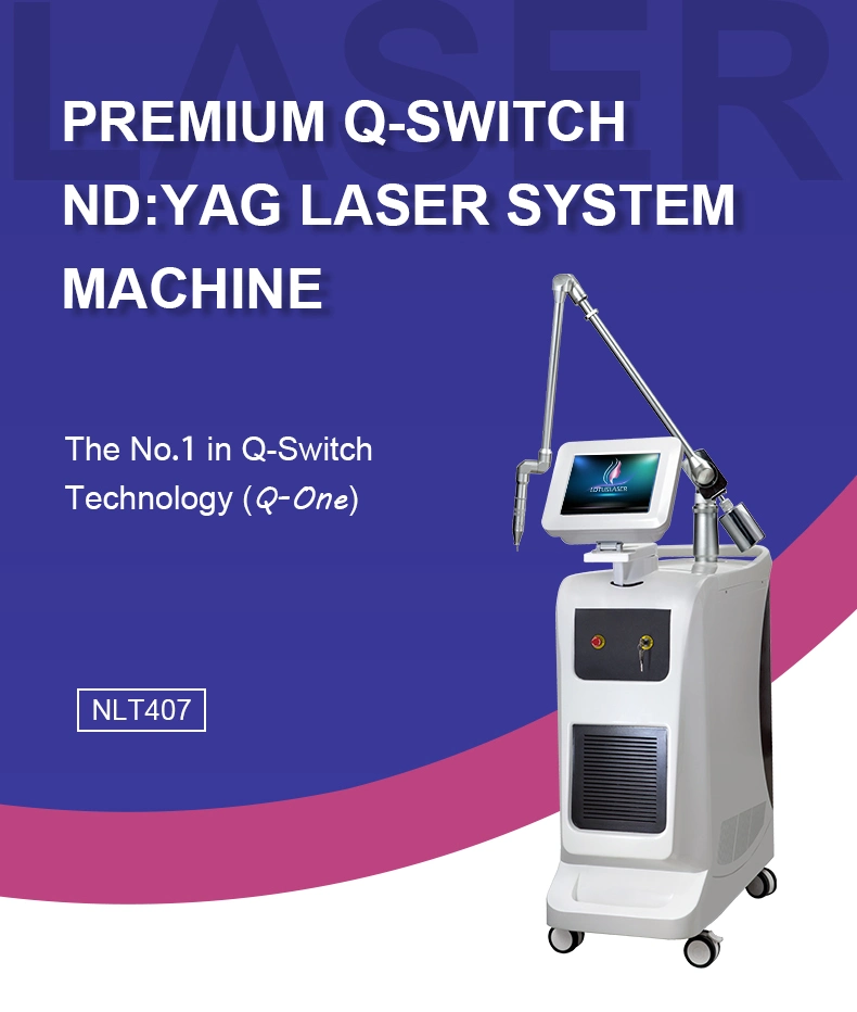 Most Effective Class 1064nm Tattoo Removal Machine Q Switch ND YAG Laser for Tattoo Removal Device