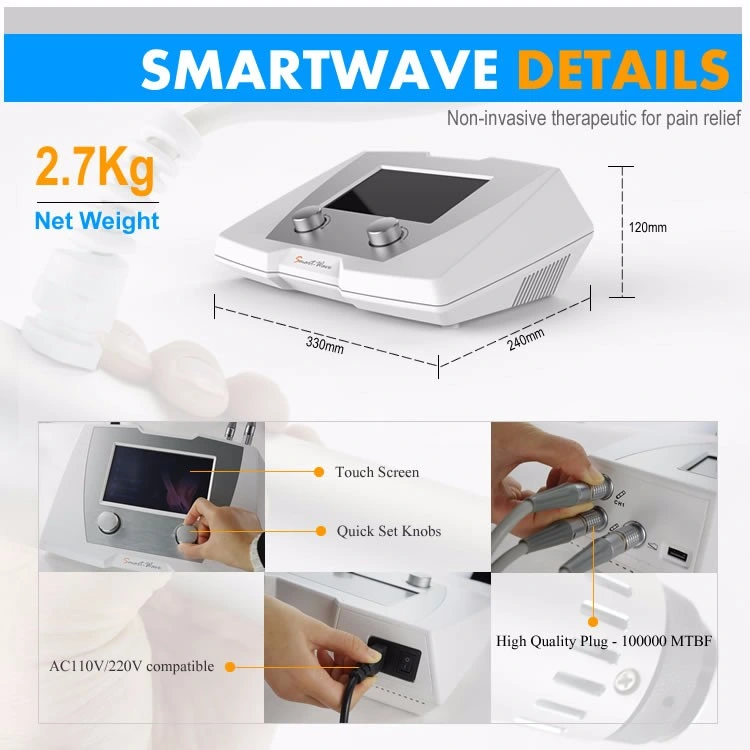 Shockwave Device Anti Cellulite Treatment Machine Shockwave Therapy Cellulite and Body Reshaping Beauty Machine