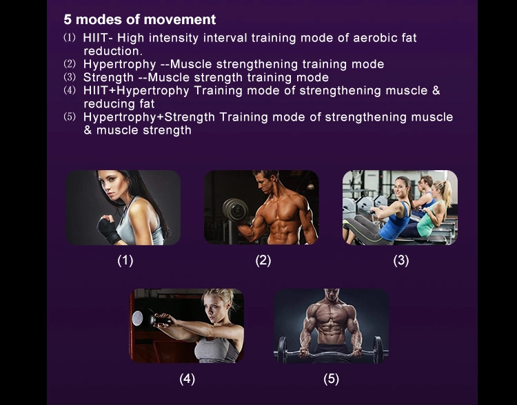 2020 New Trending Professional Hiemt for Muscle Building and Fat Burning Machine