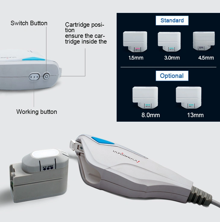 Portable Hifu Machine Hifu Ultrasound Machine Medical Equipment Beauty Machine