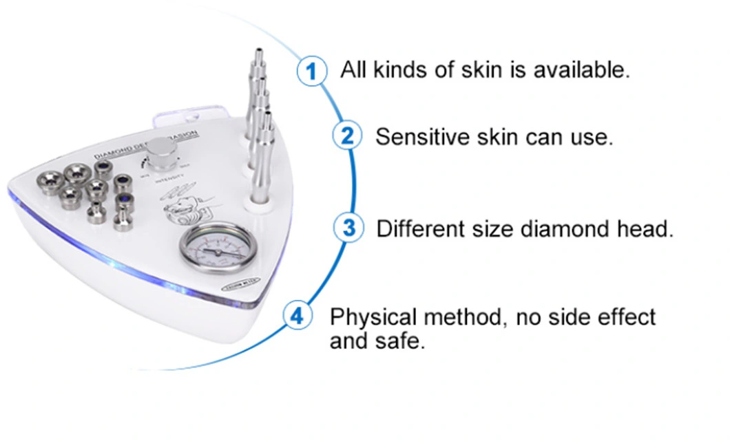 Portable 2 in 1 Diamond Microdermabrasion Beauty Machine with Oxygen Jet Peel Spray