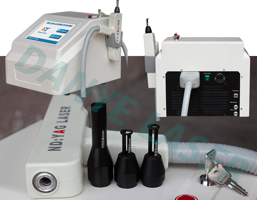 Multifunctional YAG Laser 532 1064 1320 Q Switch Portable Spot Removal ND YAG Laser Tattoo Removal
