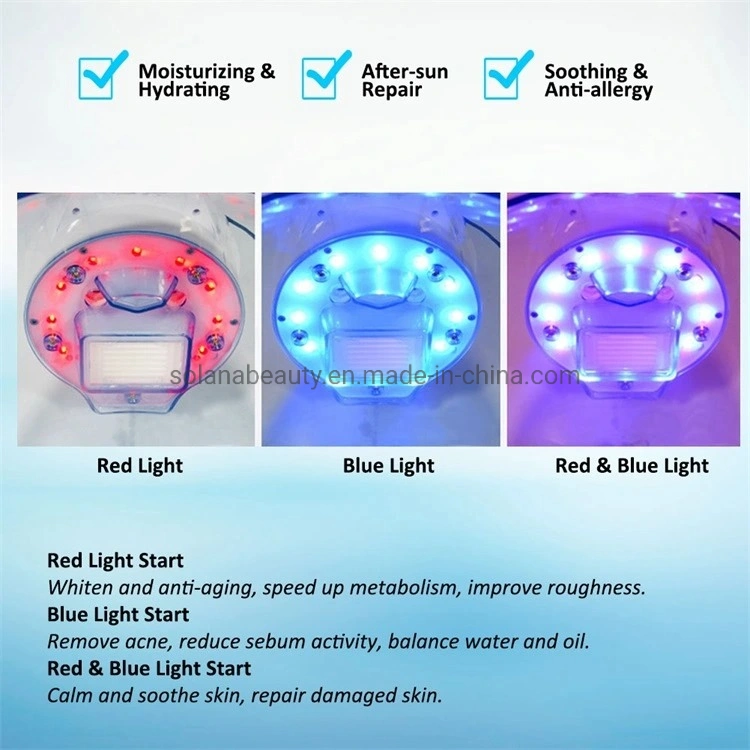 New Arrival H2O2 PDT LED Light Therapy Facial Mask Hydrogen Skin Care Machine