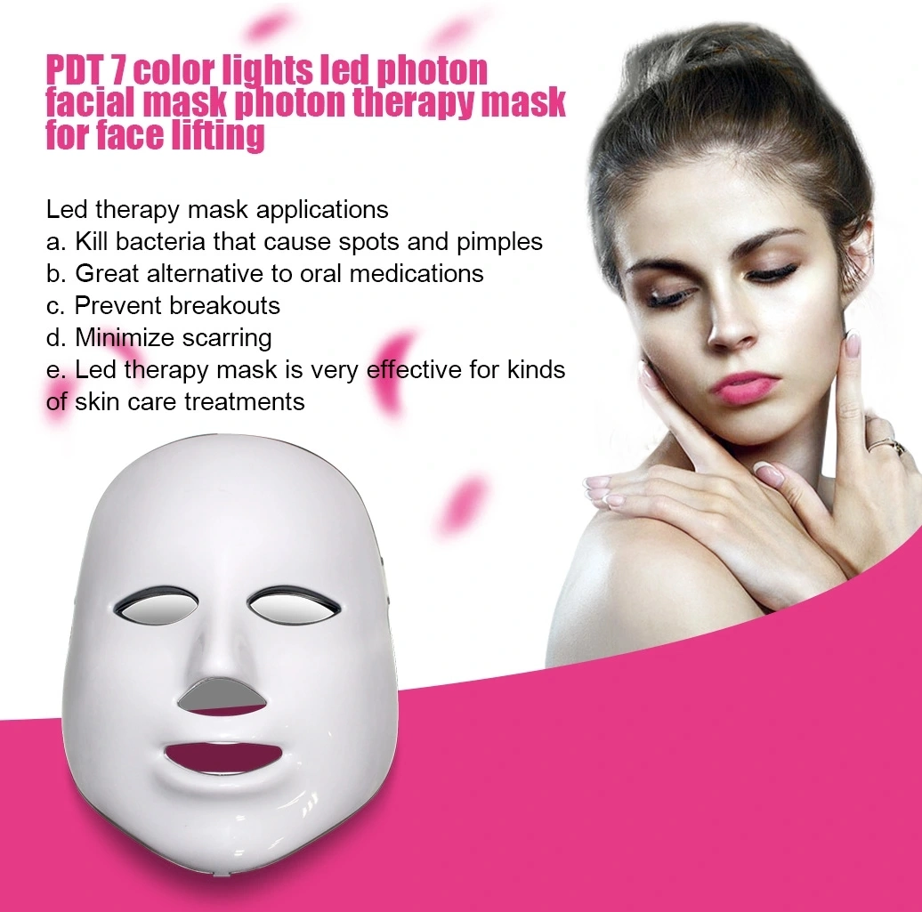PDT Machine LED Light Photon Therapy Face Lifting LED Mask