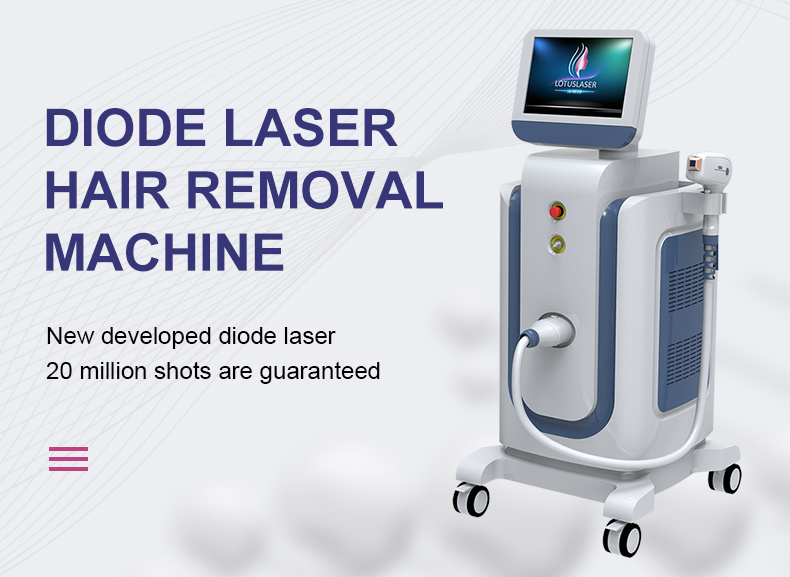 Newest Diode Laser Hair Removal Machine for Beauty SPA Body Hair Diode Laser Hair Removal