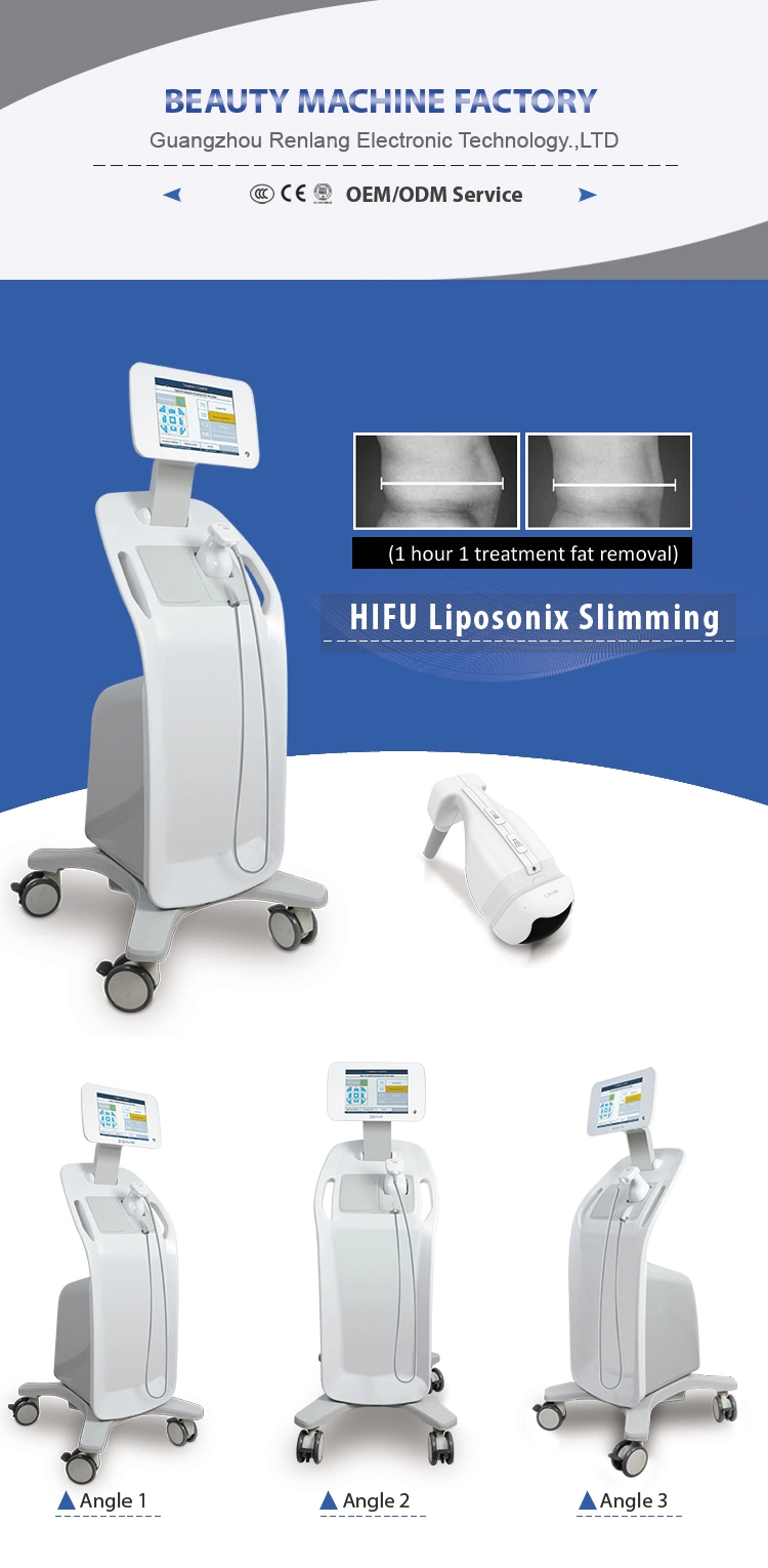 525 Shots Liposonix Hifu for Body Slimming / Liposonix Machine Clinic Use