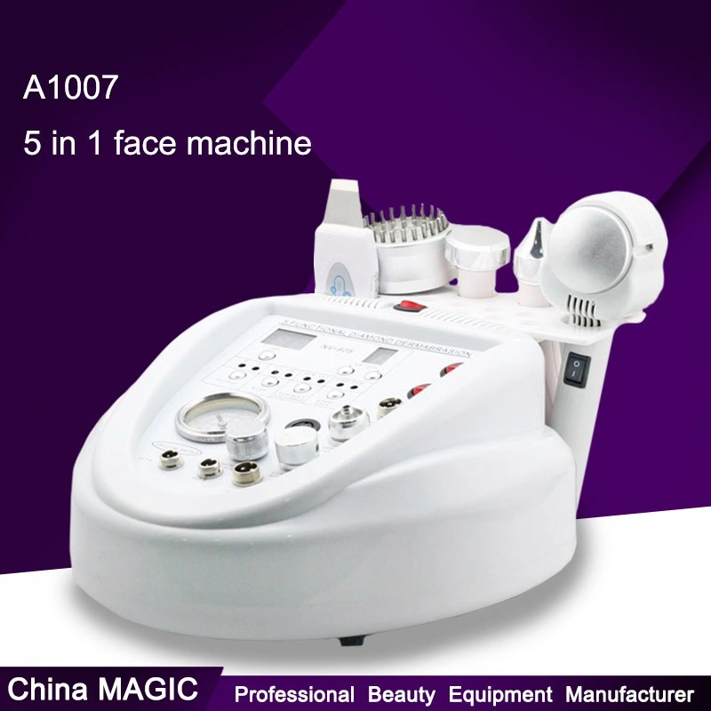 5 in 1 Oxygen Jetpeel Microdermabrasion Vacuum Multifuncional Machine Diamond Beauty Equipment